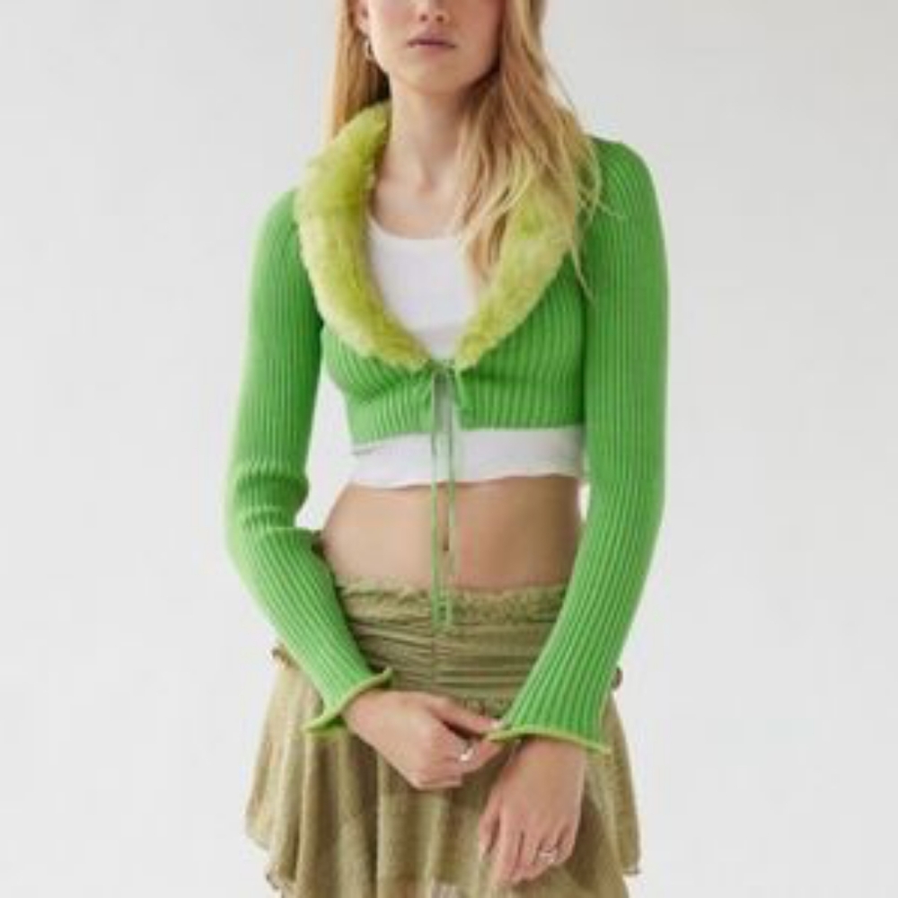 UO Cropped Cardi